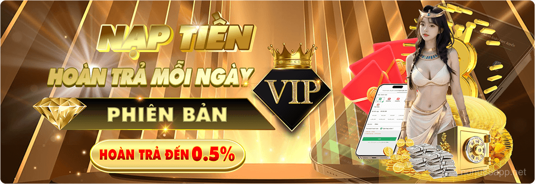 Hoàn tiền 5% cho tất cả game thủ